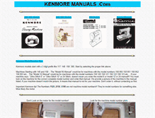 Tablet Screenshot of kenmoremanuals.com